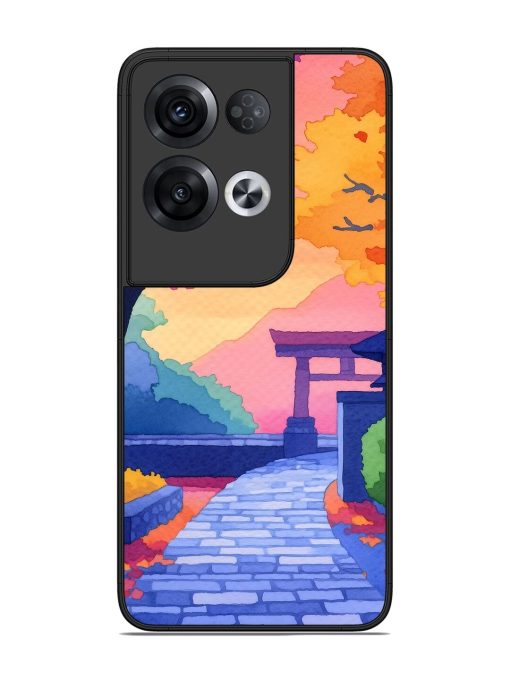 Autumnal Serenity Glossy Soft Edge Case for Oppo Reno 8 Pro (5G) Chachhi