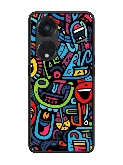 Doodlephoria Glossy Soft Edge Case for Oppo Reno 8T (5G) Chachhi