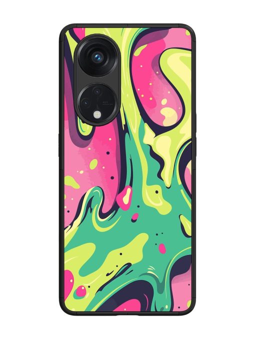 Gooey Grooves Glossy Soft Edge Case for Oppo Reno 8T (5G) Chachhi