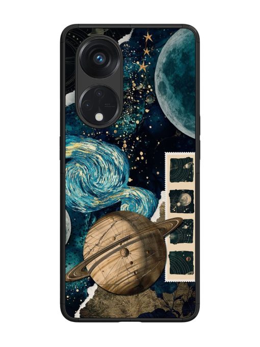 Celestial Tapestry Glossy Soft Edge Case for Oppo Reno 8T (5G) Chachhi