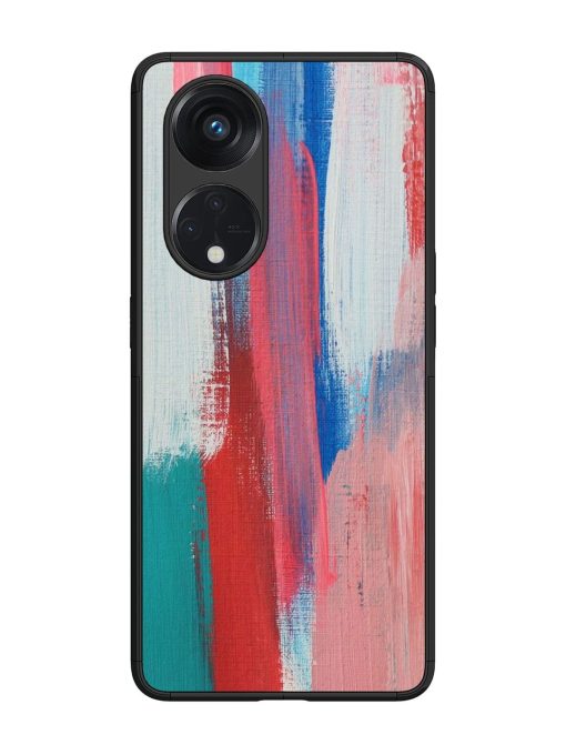 Colorful Chaos Glossy Soft Edge Case for Oppo Reno 8T (5G) Chachhi