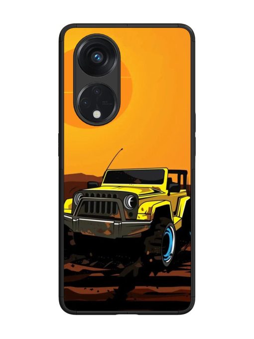 Sunset Cruise Glossy Soft Edge Case for Oppo Reno 8T (5G) Chachhi