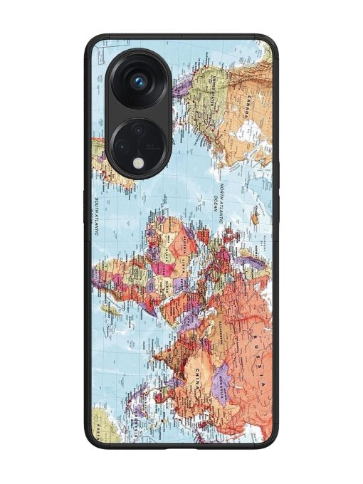 Our Blue Marble Glossy Soft Edge Case for Oppo Reno 8T (5G) Chachhi