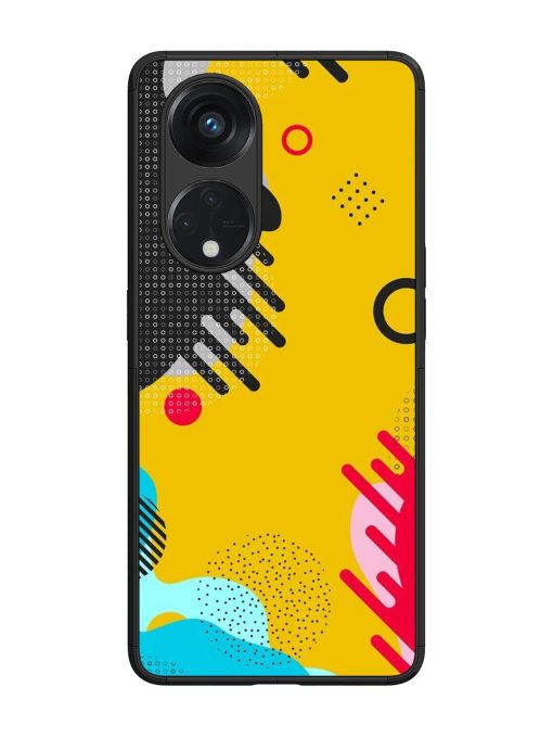 Neon Pop Glossy Soft Edge Case for Oppo Reno 8T (5G) Chachhi