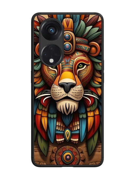 Aztec Majesty Glossy Soft Edge Case for Oppo Reno 8T (5G) Chachhi