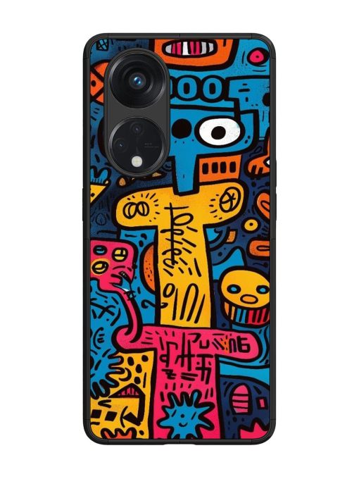 Doodletopia Glossy Soft Edge Case for Oppo Reno 8T (5G)