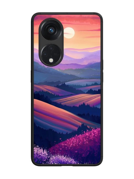 Twilight'S Embrace Glossy Soft Edge Case for Oppo Reno 8T (5G) Chachhi