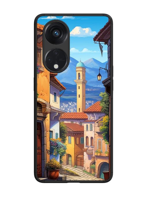 Tuscan Twilight Glossy Soft Edge Case for Oppo Reno 8T (5G) Chachhi