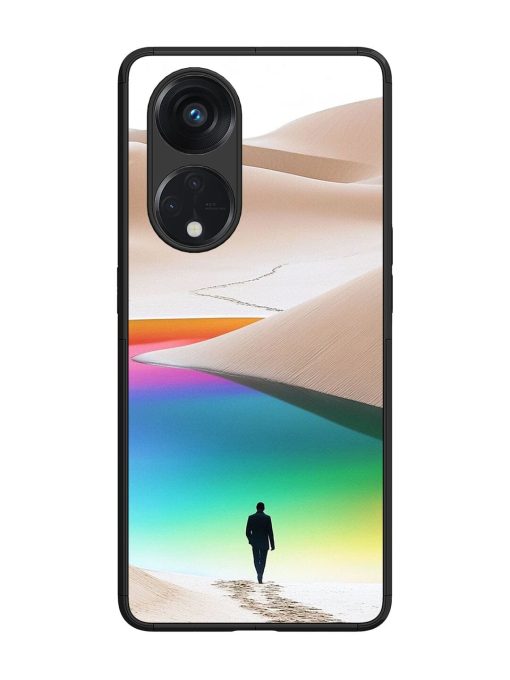 Desert Dreams Glossy Soft Edge Case for Oppo Reno 8T (5G) Chachhi