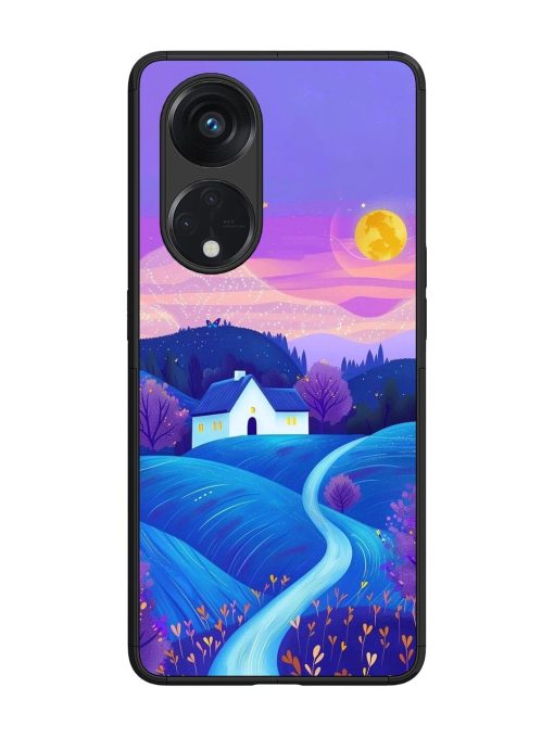 Moonlit Meadow Glossy Soft Edge Case for Oppo Reno 8T (5G) Chachhi