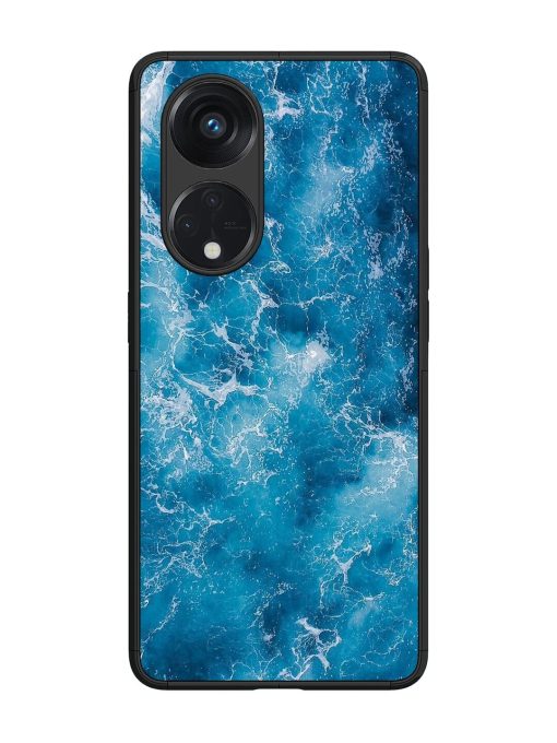 Oceanic Abyss Glossy Soft Edge Case for Oppo Reno 8T (5G) Chachhi