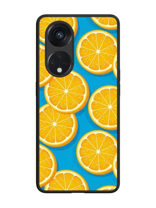 Citrus Symphony Glossy Soft Edge Case for Oppo Reno 8T (5G) Chachhi