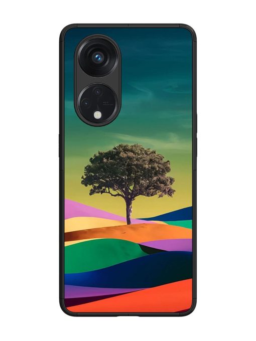 Rainbow'S Lone Sentinel Glossy Soft Edge Case for Oppo Reno 8T (5G) Chachhi