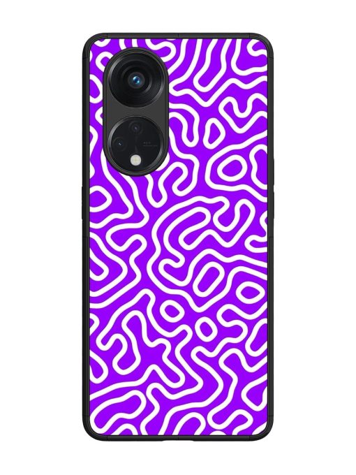 Wavy Wonder Glossy Soft Edge Case for Oppo Reno 8T (5G) Chachhi