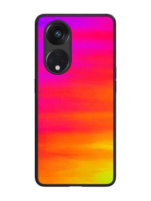 Neon Horizon Glossy Soft Edge Case for Oppo Reno 8T (5G) Chachhi