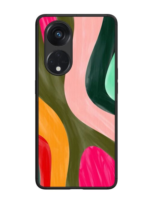 Wavy Wonderland Glossy Soft Edge Case for Oppo Reno 8T (5G)