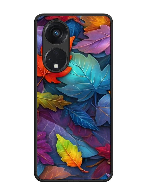 Autumn'S Embrace Glossy Soft Edge Case for Oppo Reno 8T (5G) Chachhi