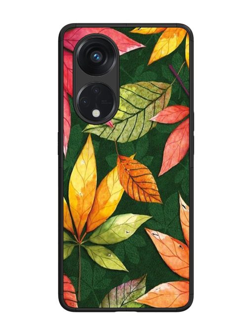 Autumn'S Embrace Glossy Soft Edge Case for Oppo Reno 8T (5G) Chachhi