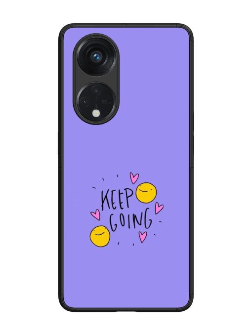 Smiling Through It All Glossy Soft Edge Case for Oppo Reno 8T (5G) Chachhi