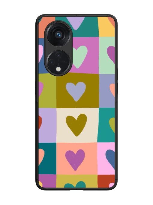 Box Of Hearts Glossy Soft Edge Case for Oppo Reno 8T (5G) Chachhi