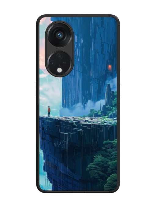 Solitude In The Sky Glossy Soft Edge Case for Oppo Reno 8T (5G) Chachhi