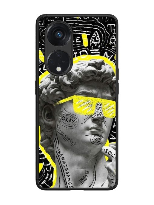 The Renaissance Rockstar Glossy Soft Edge Case for Oppo Reno 8T (5G) Chachhi