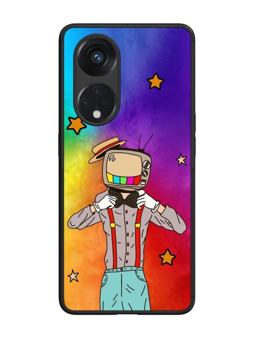 Tv Personality Glossy Soft Edge Case for Oppo Reno 8T (5G) Chachhi