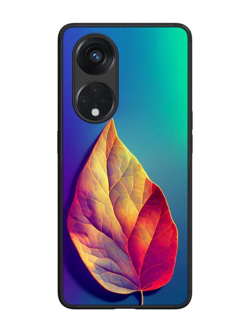 Autumn'S Embrace Glossy Soft Edge Case for Oppo Reno 8T (5G) Chachhi