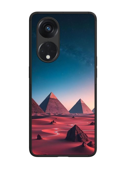 Ancient Wonders Sky Glossy Soft Edge Case for Oppo Reno 8T (5G) Chachhi