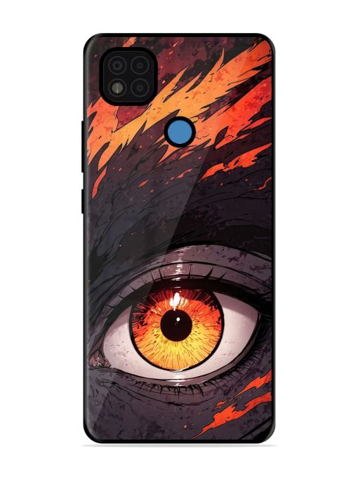 Inferno Gaze Glossy Soft Edge Case for Poco C31 Chachhi