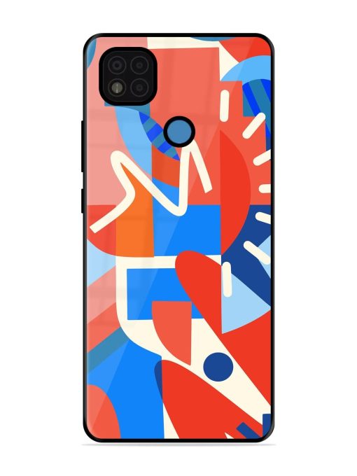 Abstract Harmony Glossy Soft Edge Case for Poco C31 Chachhi