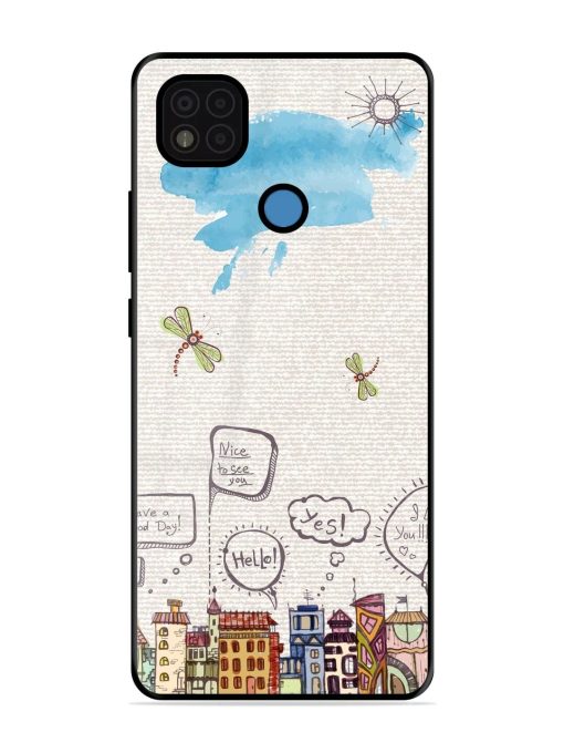 Doodle City Glossy Soft Edge Case for Poco C31