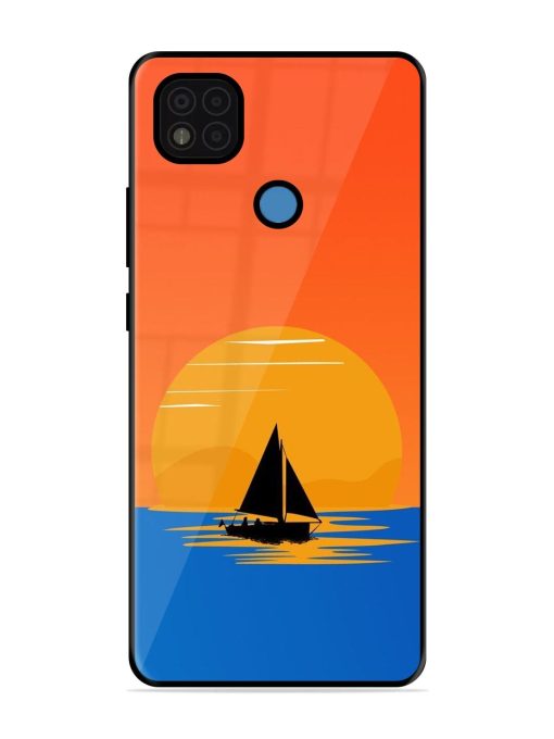 Sunset Sail Glossy Soft Edge Case for Poco C31 Chachhi