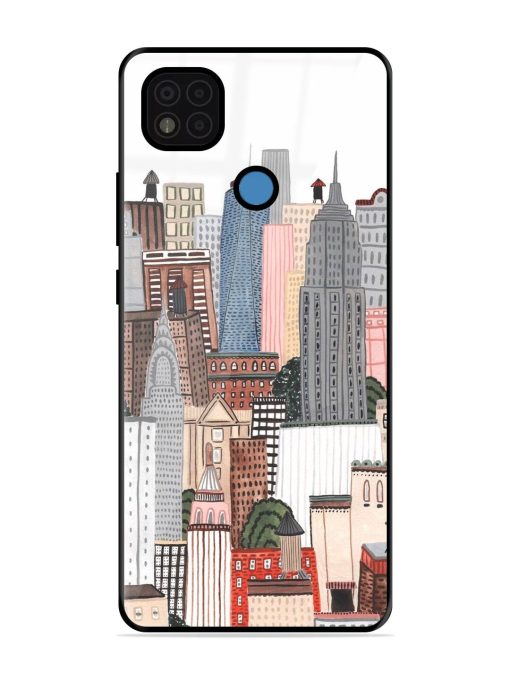 Cityscape Dreams Glossy Soft Edge Case for Poco C31 Chachhi