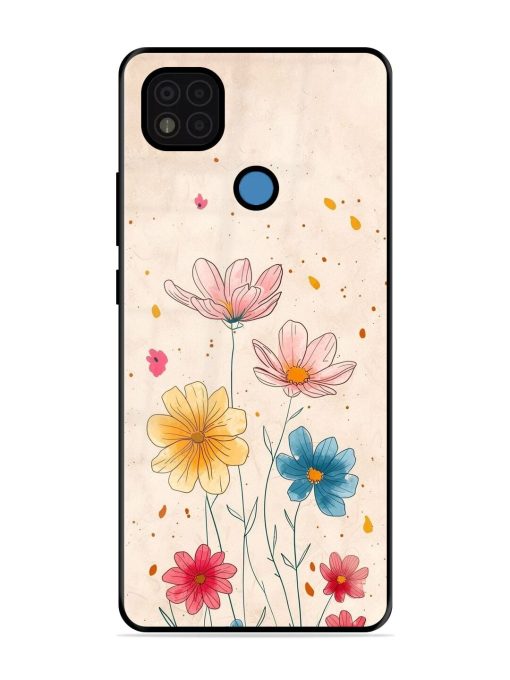 Delicate Bloom Glossy Soft Edge Case for Poco C31 Chachhi