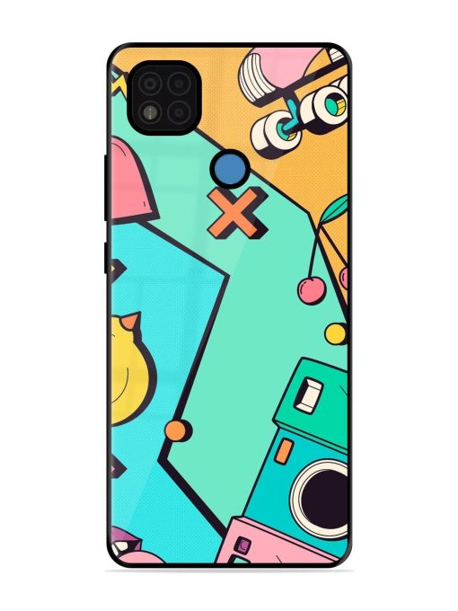 Retro Remix Glossy Soft Edge Case for Poco C31 Chachhi