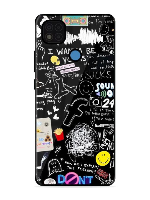 Doodle Diary Glossy Soft Edge Case for Poco C31 Chachhi