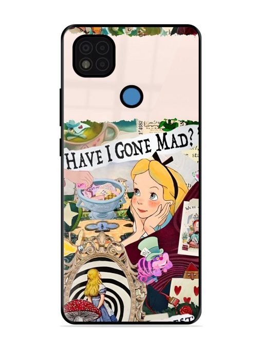 Mad Hatter'S Collage Glossy Soft Edge Case for Poco C31 Chachhi