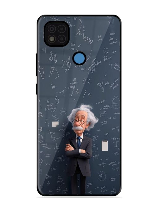 Albert Einstein Glossy Soft Edge Case for Poco C31 Chachhi