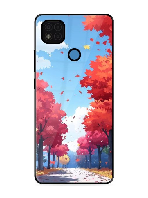 Autumn'S Embrace Glossy Soft Edge Case for Poco C31 Chachhi