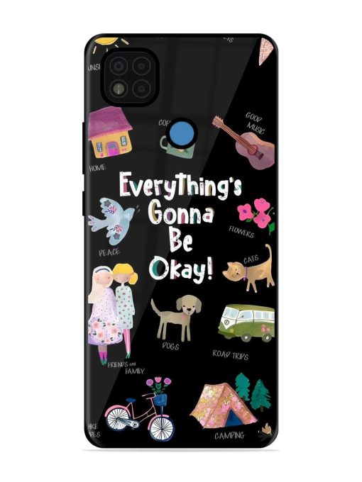 Everything'S Gonna Be Okay Glossy Soft Edge Case for Poco C31 Chachhi