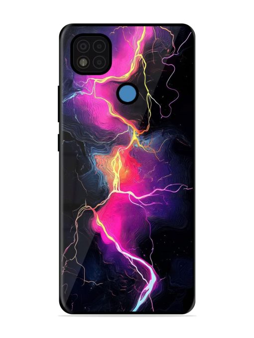 Electric Dreams Glossy Soft Edge Case for Poco C31 Chachhi