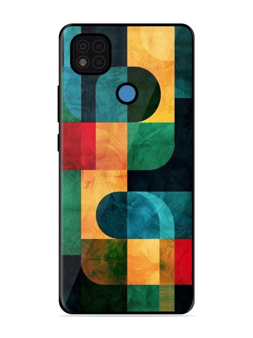 Geometric Harmony Glossy Soft Edge Case for Poco C31 Chachhi