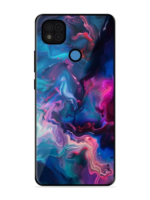 Cosmic Swirl Glossy Soft Edge Case for Poco C31 Chachhi