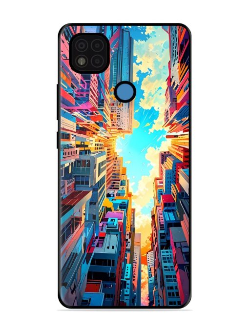 Skyward City Glossy Soft Edge Case for Poco C31 Chachhi