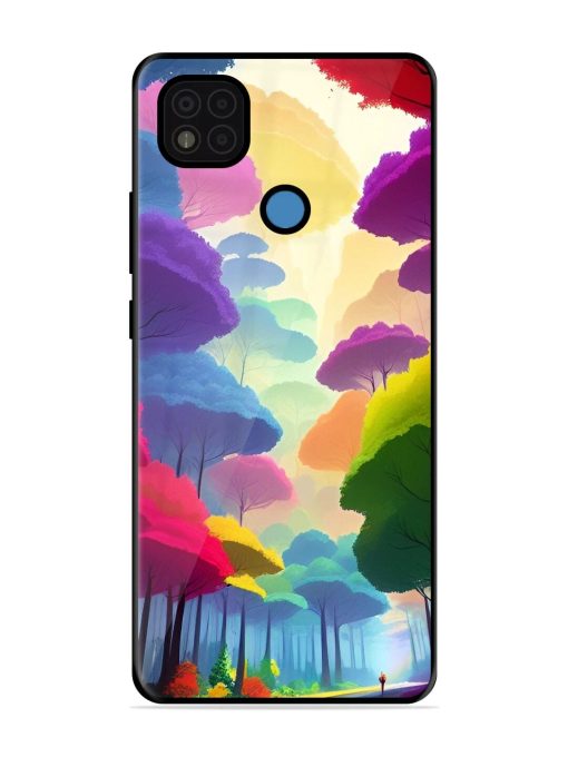 Rainbow Road Glossy Soft Edge Case for Poco C31 Chachhi