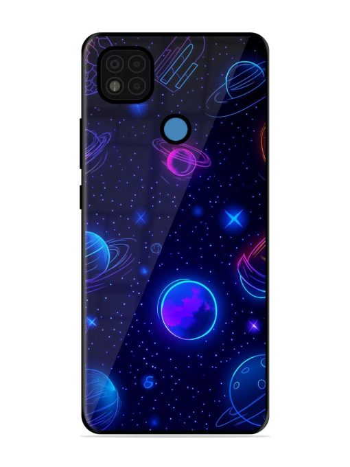 Neon Cosmos Glossy Soft Edge Case for Poco C31 Chachhi