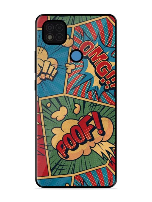 Comic Book Chaos Glossy Soft Edge Case for Poco C31 Chachhi