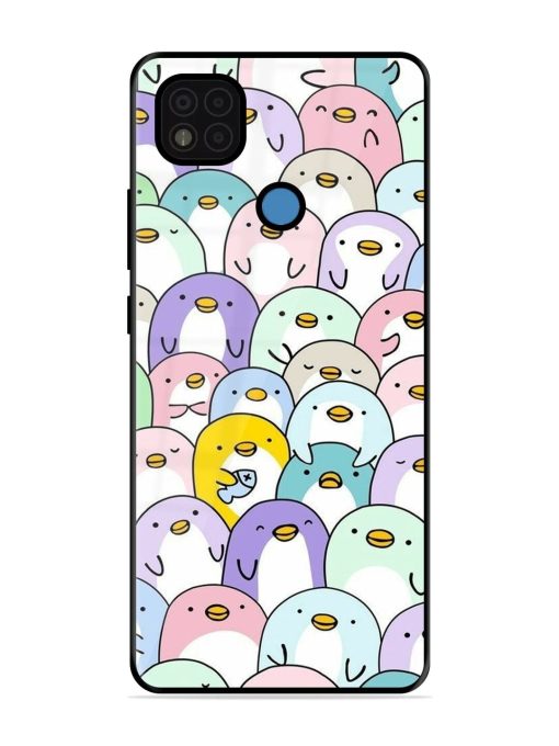 Penguin Party Glossy Soft Edge Case for Poco C31 Chachhi