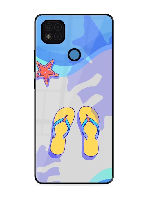 Sandy Toes And Salty Seas Glossy Soft Edge Case for Poco C31 Chachhi